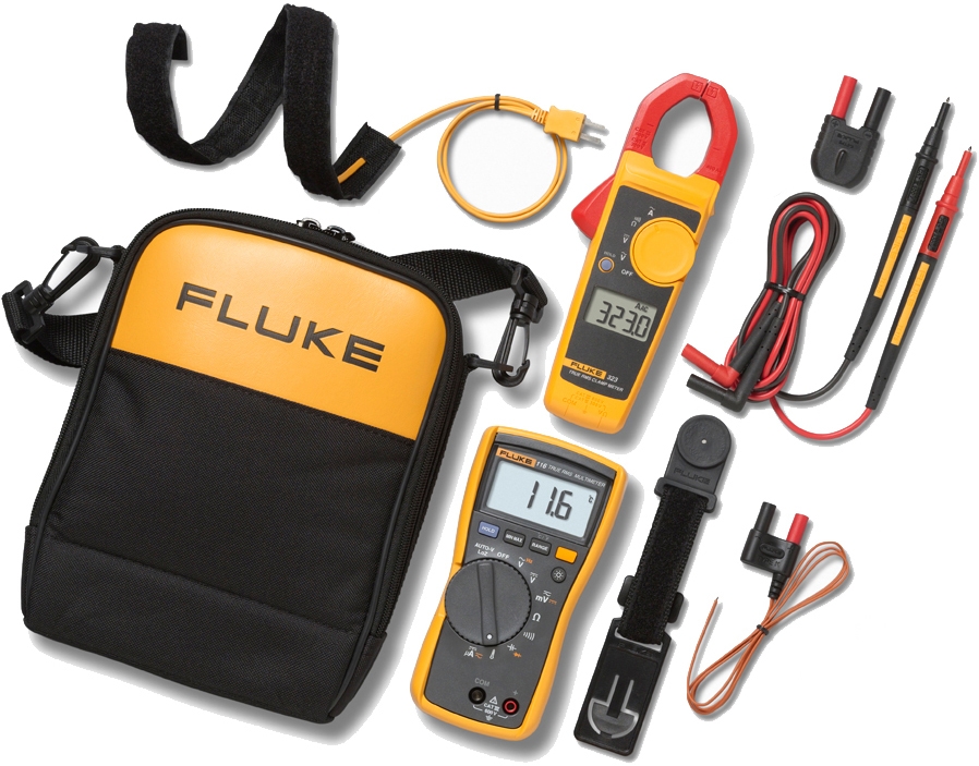 Fluke 116 and 323 HVAC Combo Kit