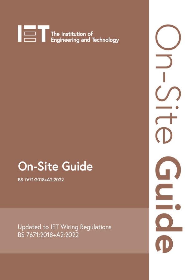 IET On-Site Guide BS7671 2022 8th Edition