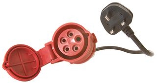 Seaward 3 Phase Adaptor Star 5 pin 16A 415V 209A911