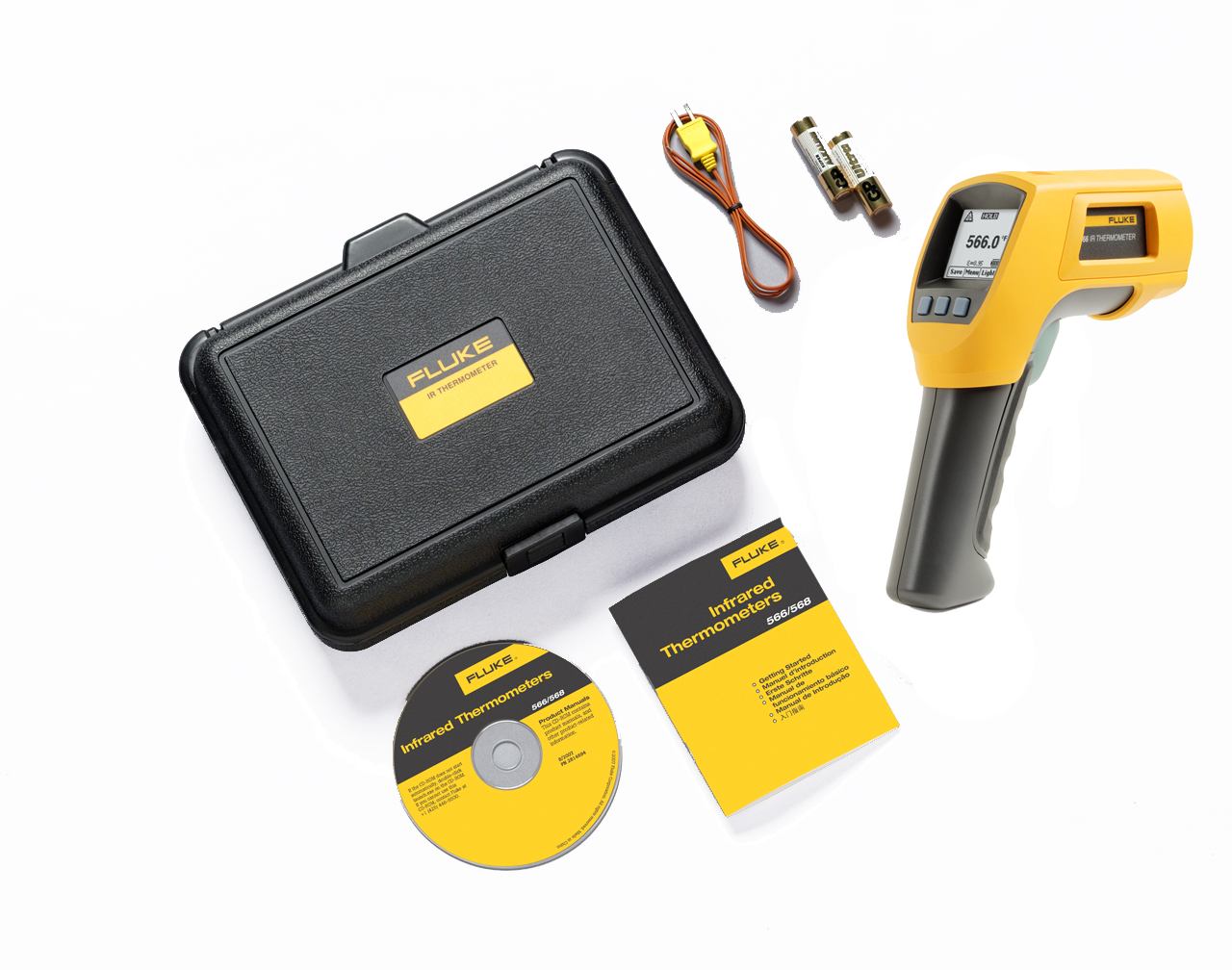 Fluke 566 Infrared and Contact Thermometer