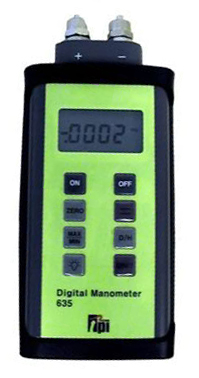 TPI 635 Dual Input Differential Manometer