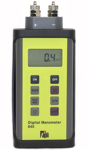 TPI 645 Dual Input Differential Manometer