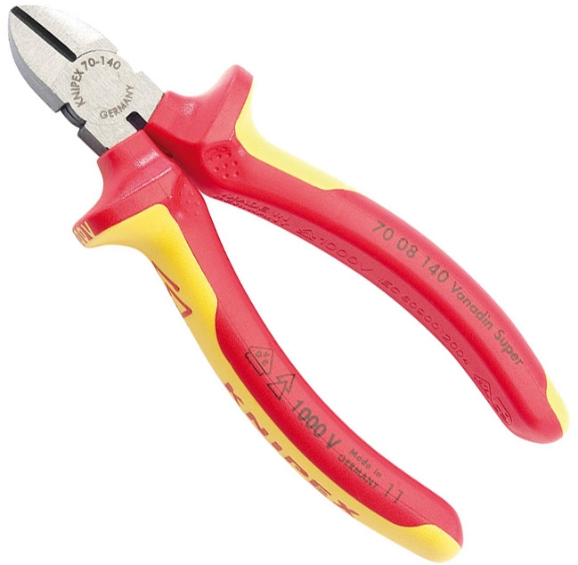 Knipex 70 08 140 Fully Insulated Cutters 140mm 31925
