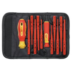Draper Ergo Plus extra slim 12 piece interchangeable VDE screwdriver set 70867