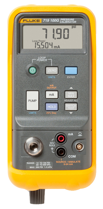 Fluke 719 100G Electric Pressure Calibrator