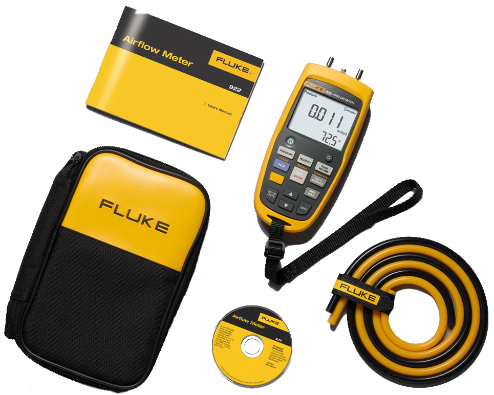 Fluke 922 Airflow Meter Micromanometer
