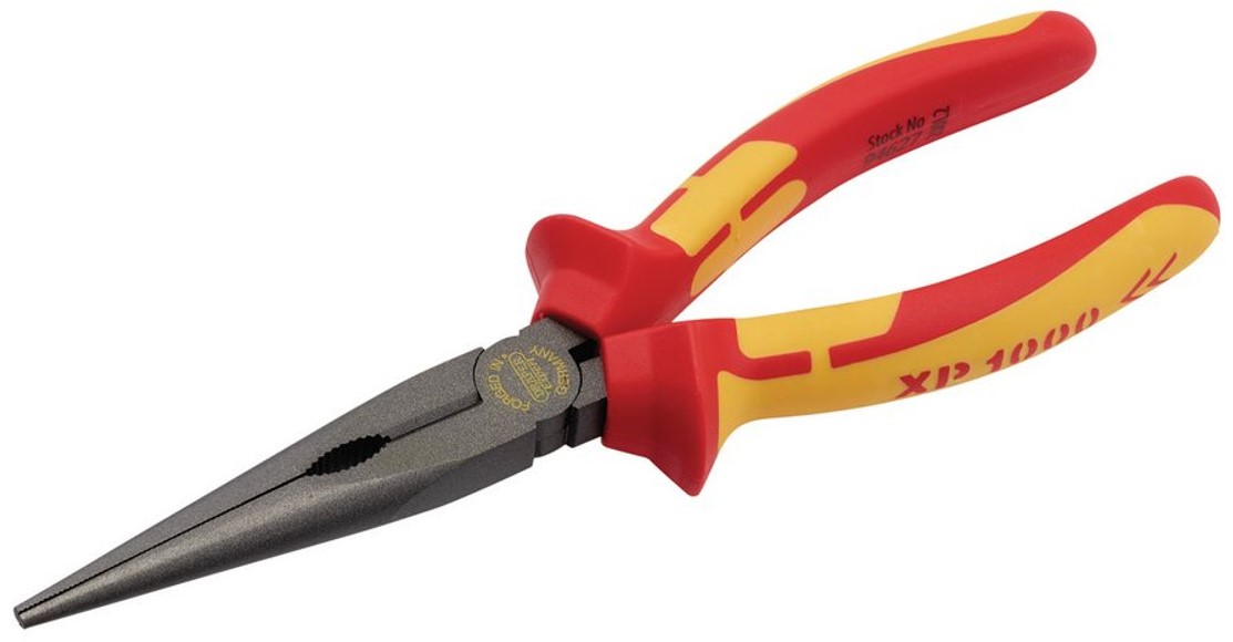 Draper XP1000 VDE Long Nose Pliers 200mm 94627
