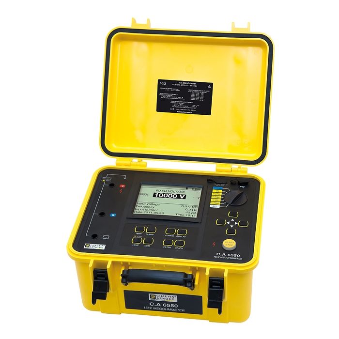 Chauvin Arnoux CA6550 10KV Insulation Tester