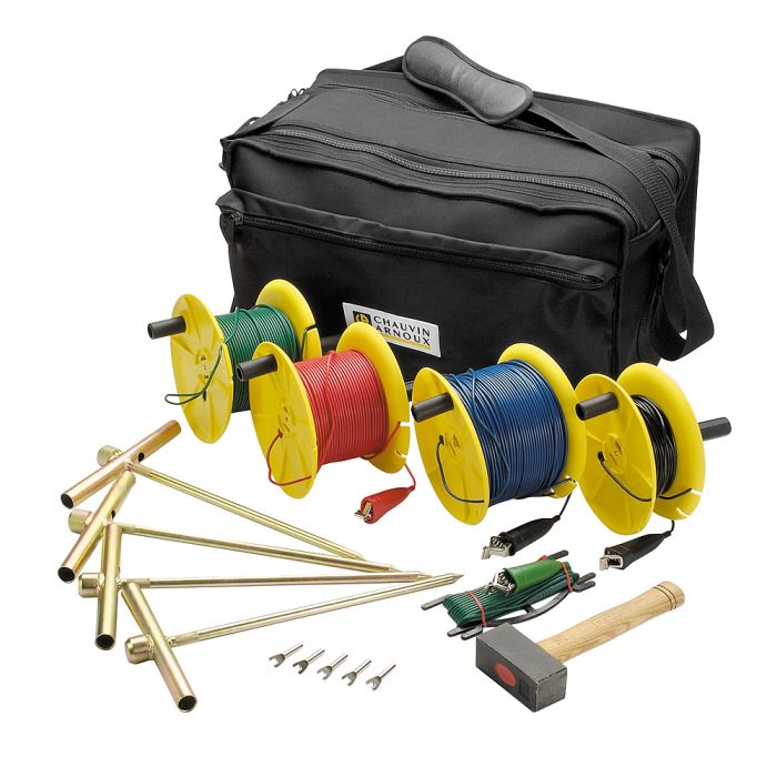 Chauvin Arnoux P01102024 4P Earth and Resistivity Kit