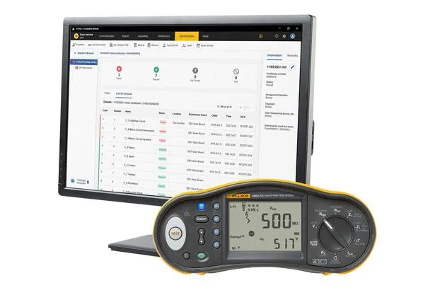 Fluke 1664FTT FC Multifunction Tester with TruTest™ Data Management Software Kit 5363318