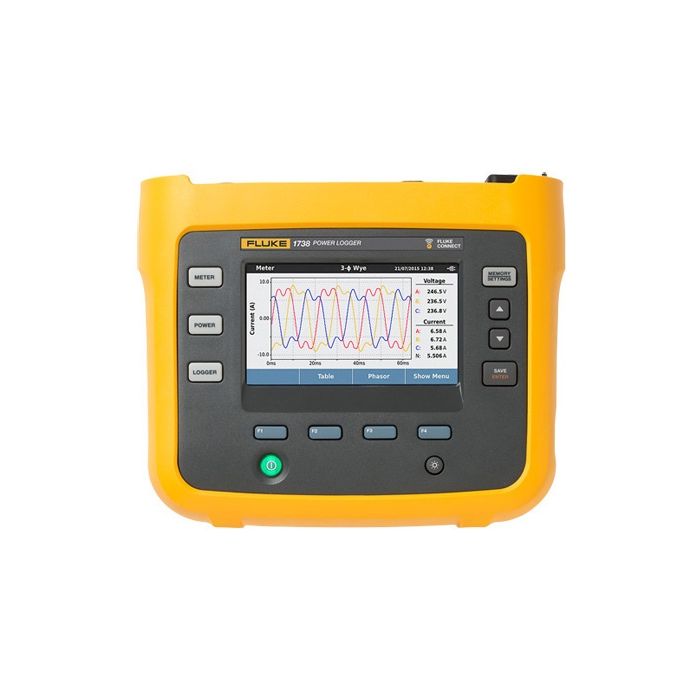 Fluke 1738-EUS Three Phase Power Logger Advanced Model 4563577