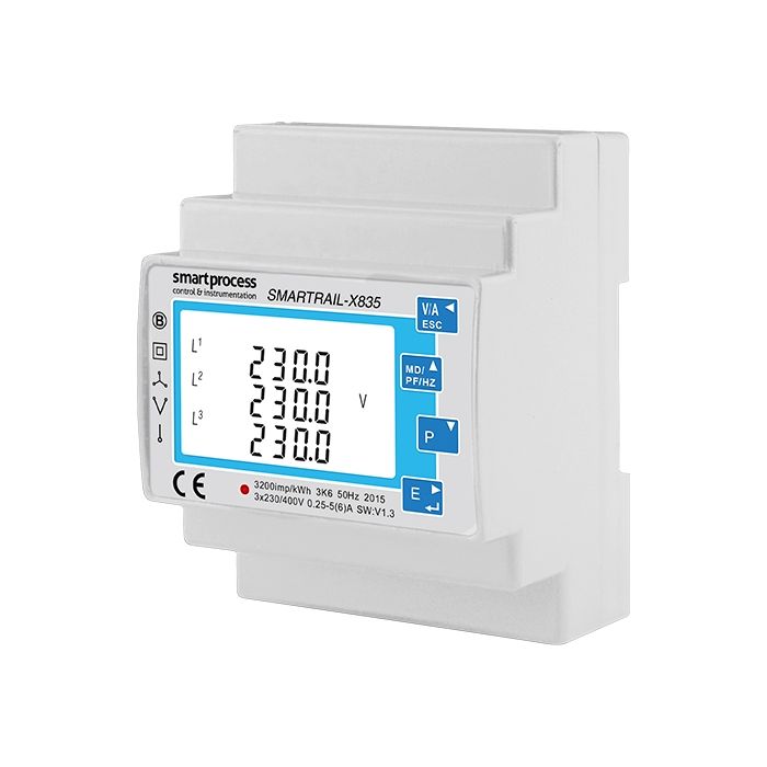 X835 DIN Rail Multifunction Power Meter