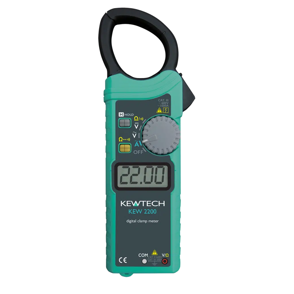 Kewtech Ultra Slim 1000A clamp meter KEW2200