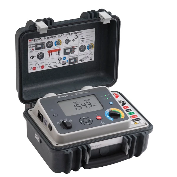 Megger DLRO100EB Digital Low Resistance Ohmmeters
