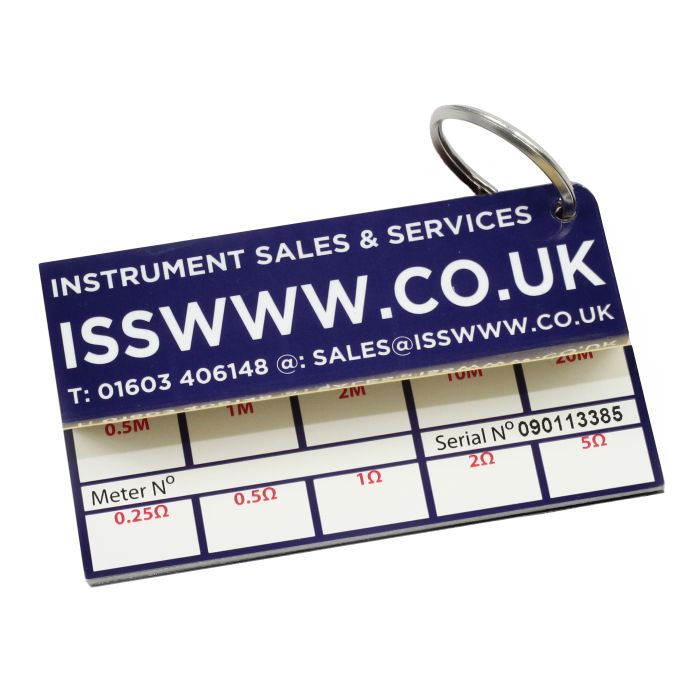 ISS Keyring Calibration Card Tester Check