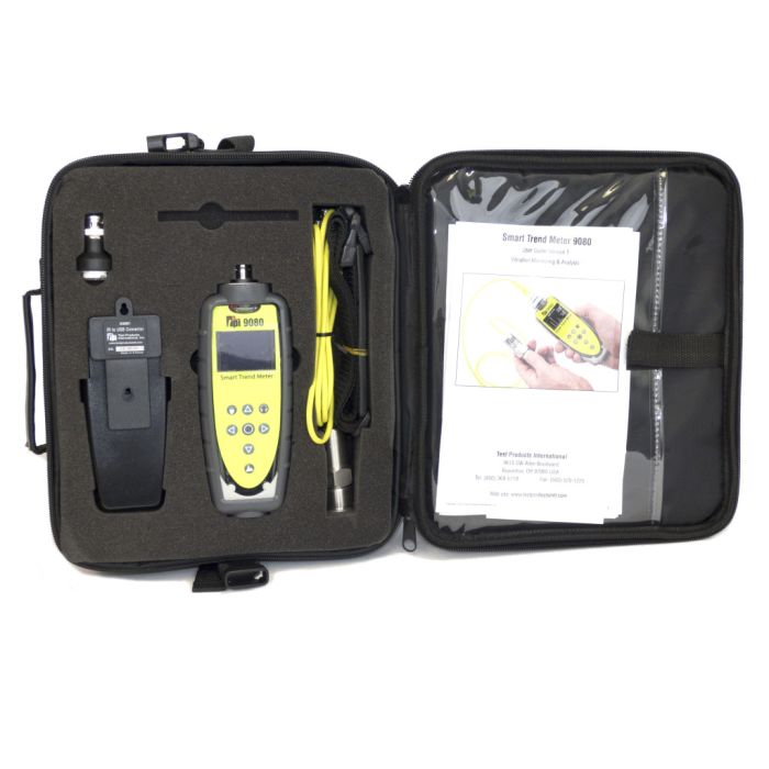 TPI 9080 Pro Vibration and Bearing Condition Analyser with Trending software