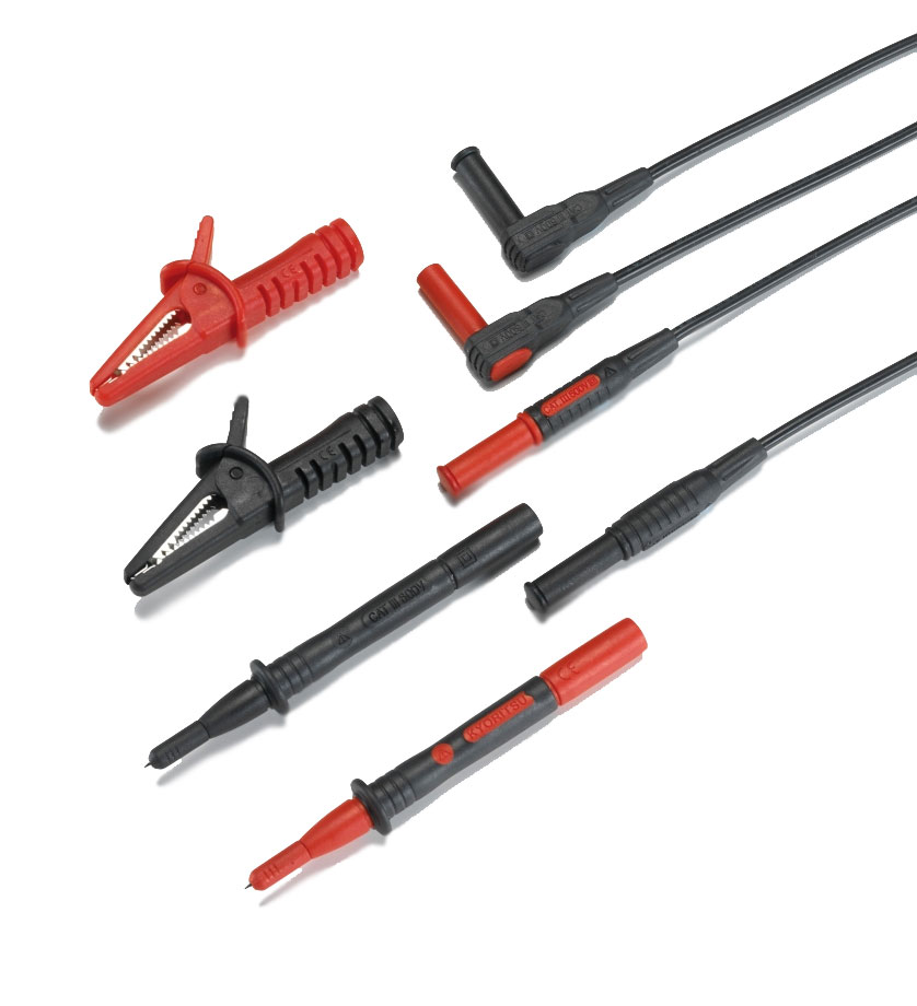 Kewtech ACC020 Non-fused 2 Wire Right Angle Test Leads