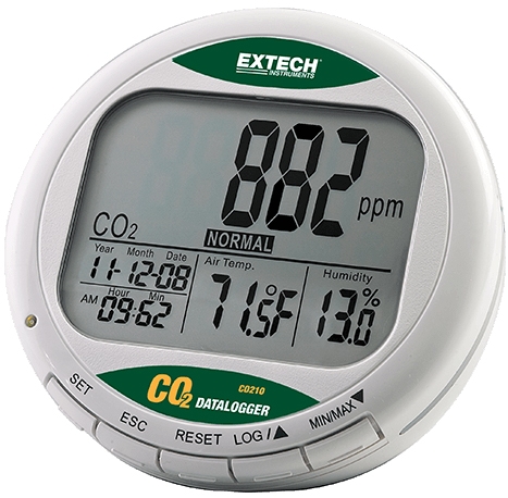 Extech CO210 Desktop Indoor Air Quality Monitor