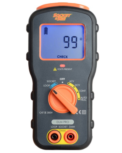 Socket and See DLMPRO Combined DMM, loop and socket tester