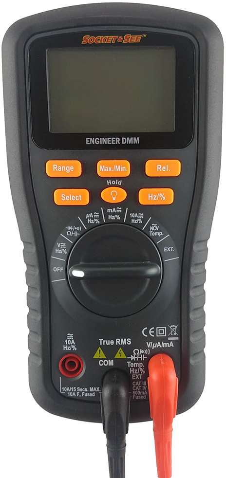 Socket and See Engineer Digital Multimeter
