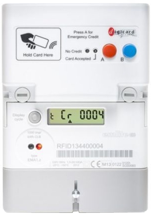 Emlite MP23 RFID Pre-Payment Card Electricity Meter