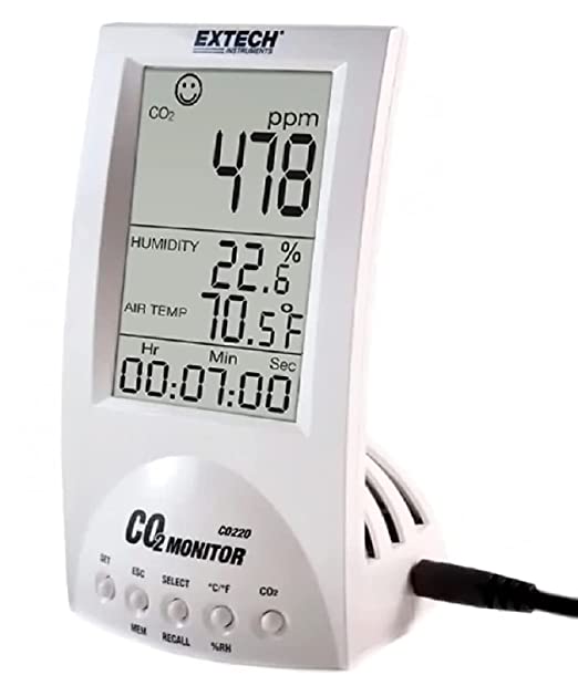 Extech CO220 Desktop Indoor Air Quality Monitor