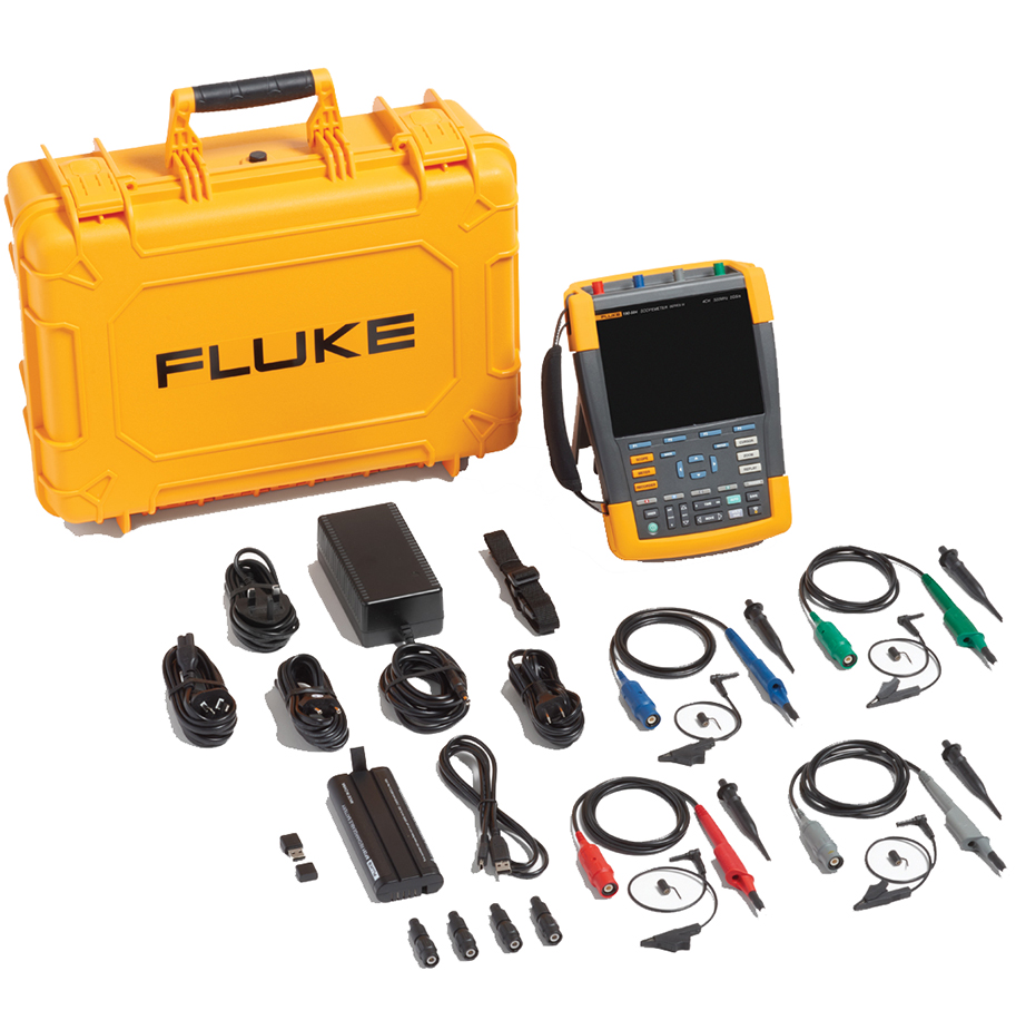 Fluke 190-504-IIIS ScopeMeter Kit - 4Ch 500MHz - 5282524