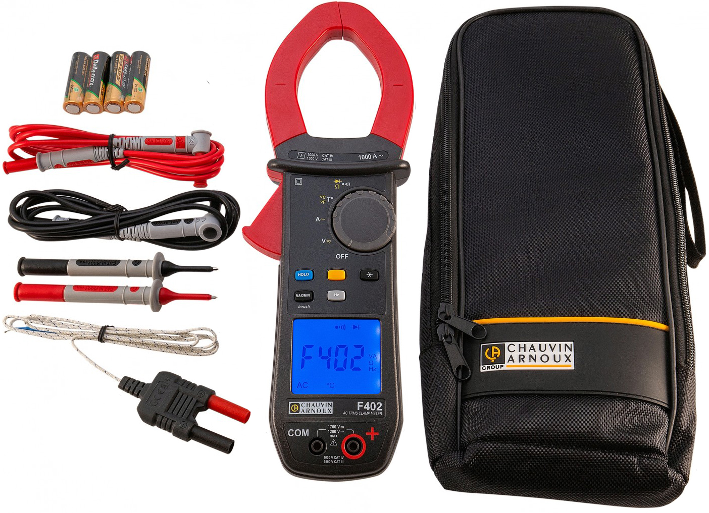 Chauvin Arnoux F402 AC-DC TRMS Clamp Meter P01120942