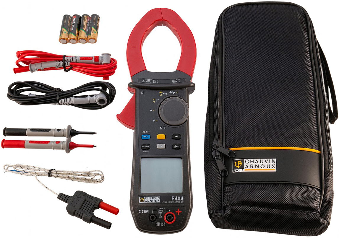 Chauvin Arnoux F404 AC-DC TRMS Clamp Meter P01120944