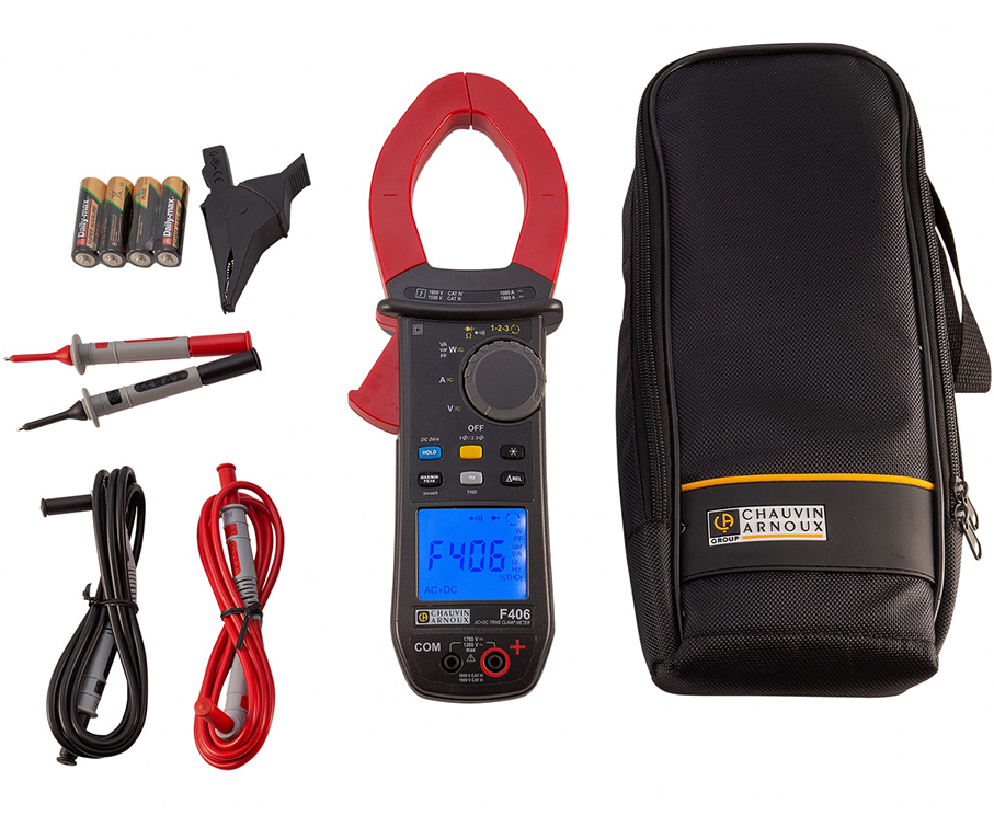 Chauvin Arnoux F406 AC-DC TRMS Clamp Meter P01120946