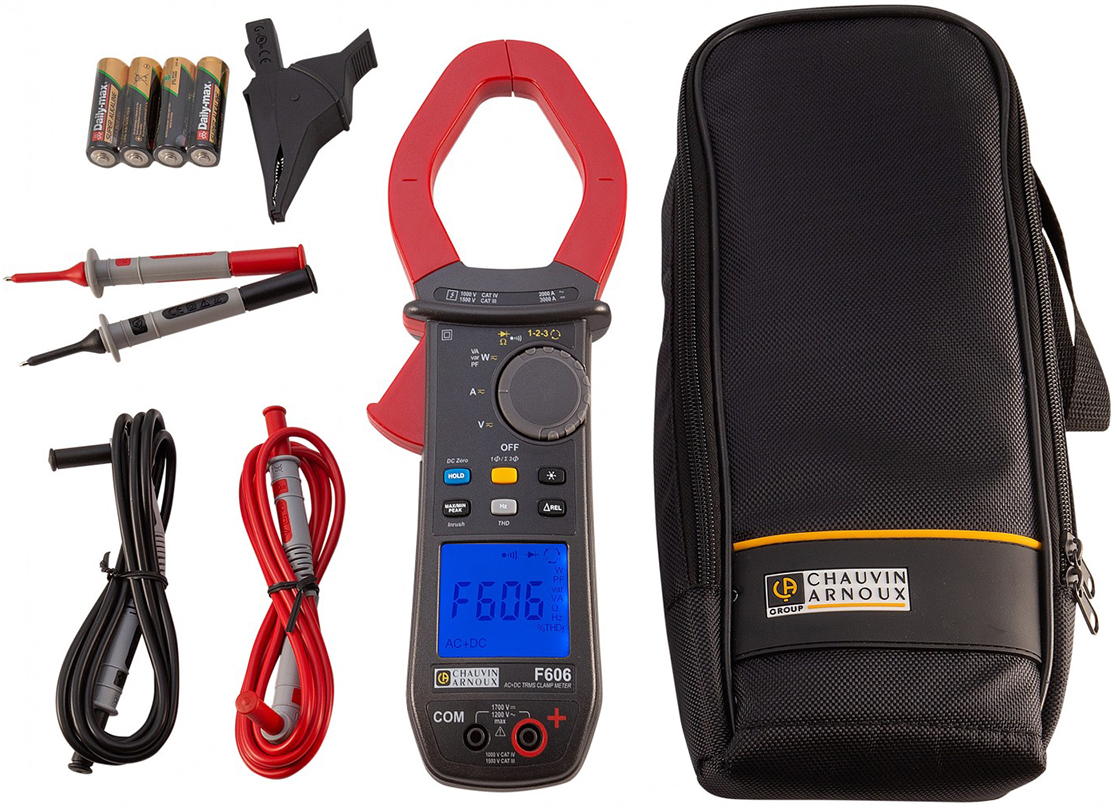 Chauvin Arnoux F606 AC-DC TRMS Clamp Meter P01120966