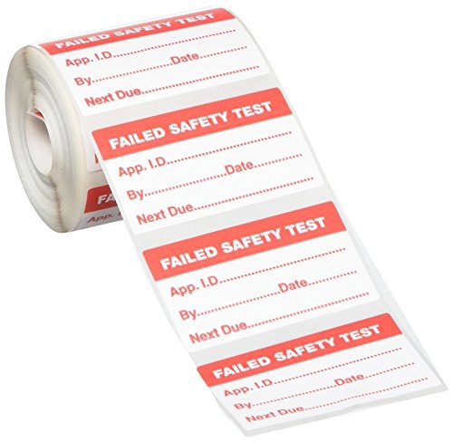 Fluke FAIL 250 Appliance Fail Labels