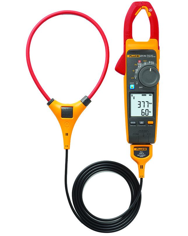 Fluke 377 FC TRMS Non-Contact Voltage AC-DC Clamp Meter with iFlex 5111858