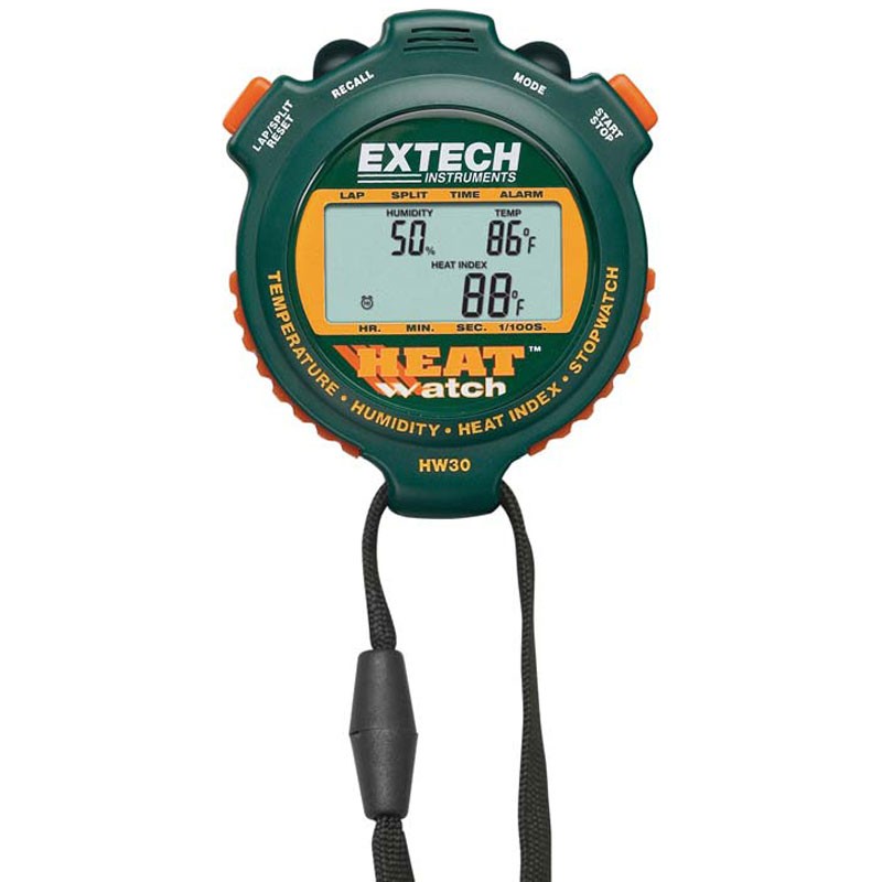 Extech HW30 Heatwatch Humidity Temperature Stopwatch