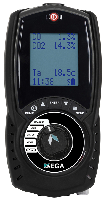KANE Two-Gas Exhaust Analyser with 6 line display KANE-EGA-2