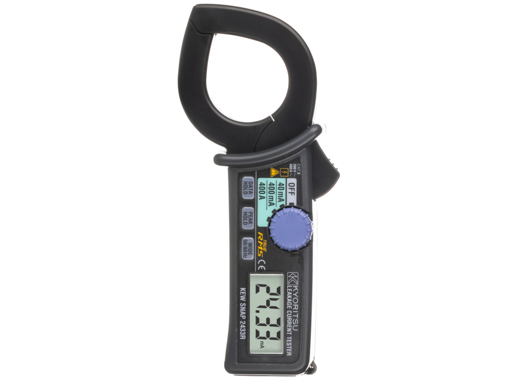 Kewtech 2433R TRMS Digital Earth Leakage Clampmeter