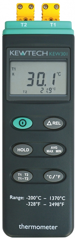 Kewtech KEW301 Dual Channel Thermometer