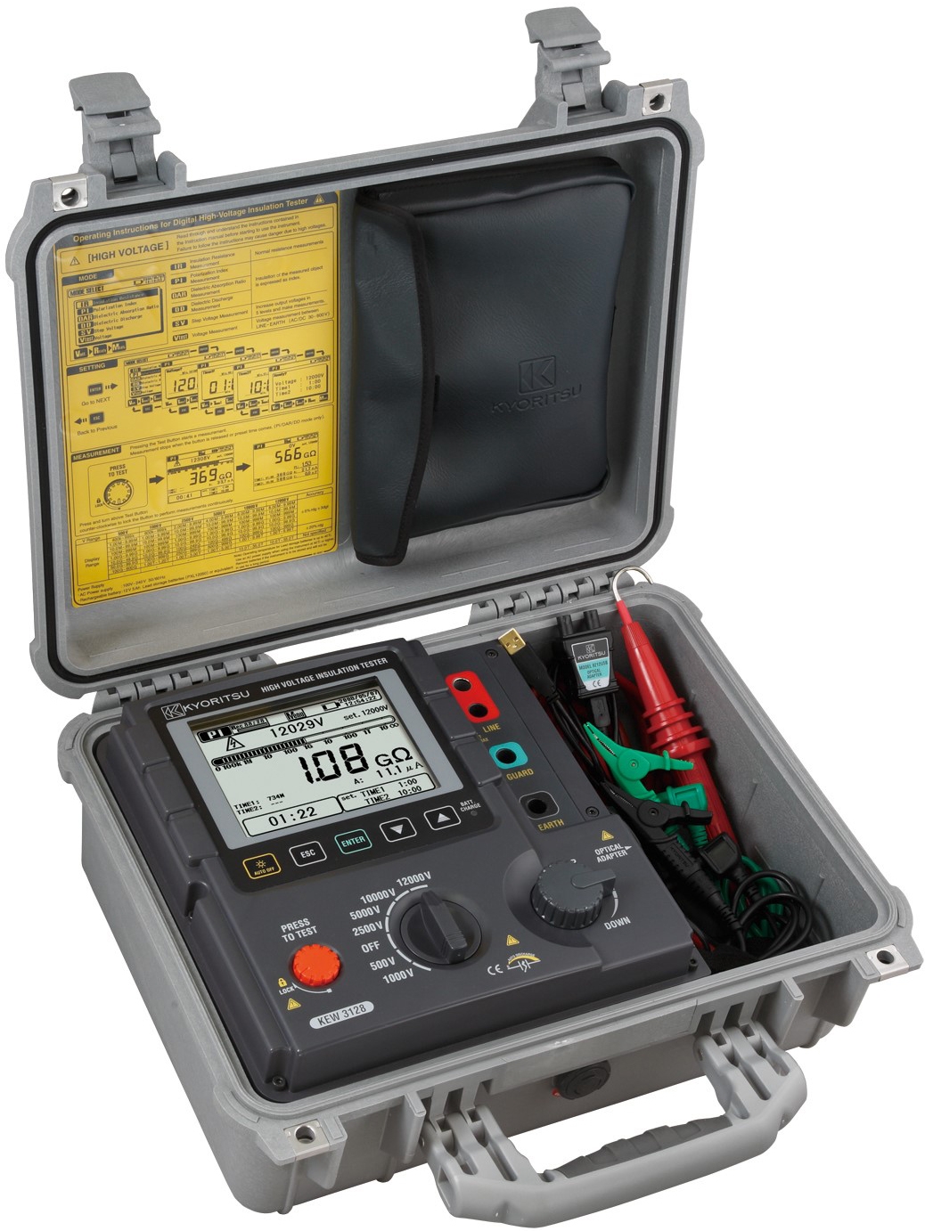 Kewtech KEW3128 High Voltage Insulation Tester