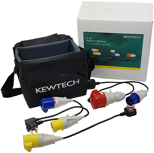 Kewtech EL110PATKIT Plus 110V 230V & 400V Adaptors
