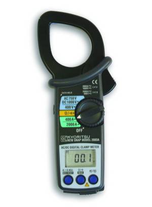 Kewtech KEW2003A ACDC 2000A Digital Clamp Meter