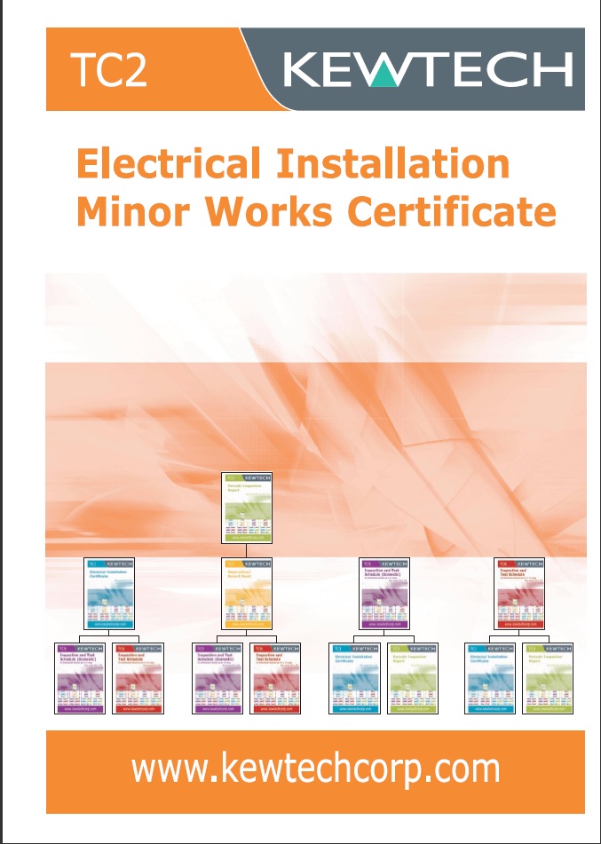Kewtech TC2 Minor Works Certificate