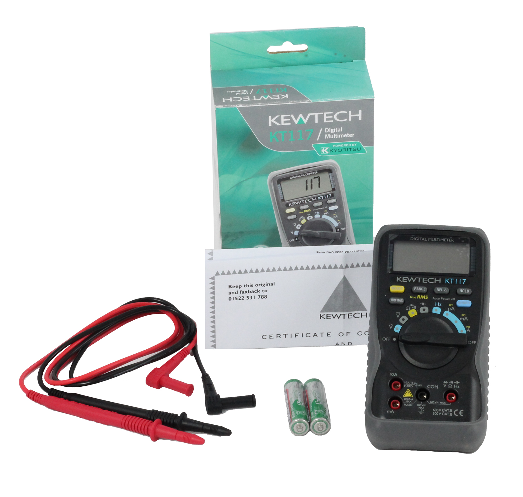 Kewtech KT117 600V TRMS Multimeter