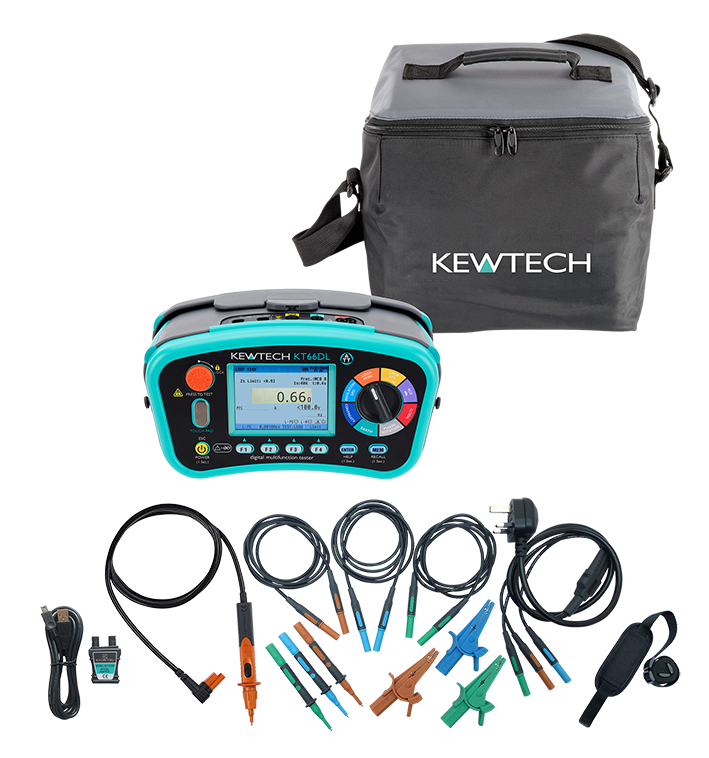 Kewtech KT66DL 12 in 1 Multifunction Tester