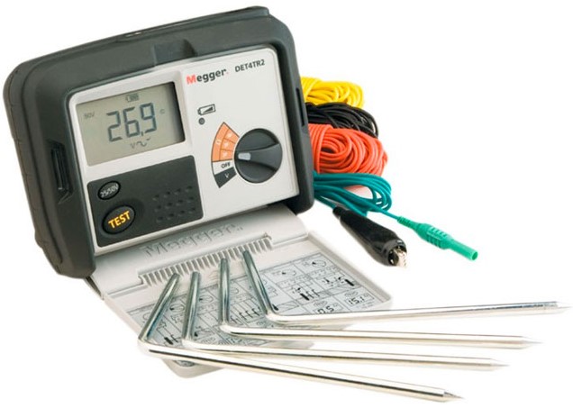 Megger DET4TR2 Rechargeable Earth Tester