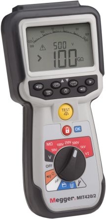 Megger MIT420-2 Industrial Maintenance Insulation and Continuity Tester 1004-739