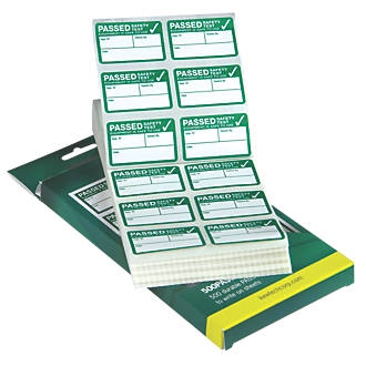 Kewtech PASS500 PAT Pass Labels x 500