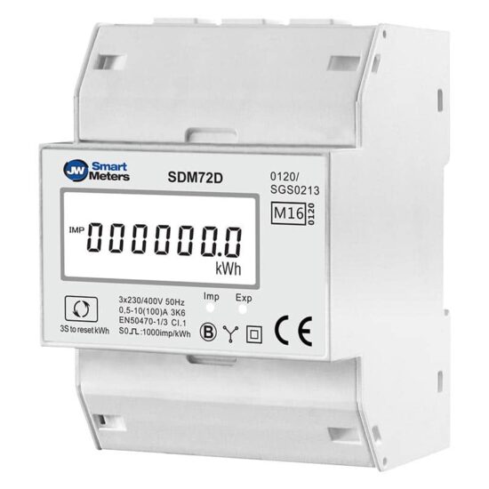 SDM72D 100A 3 Phase DIN Mounted Meter Pro1250D