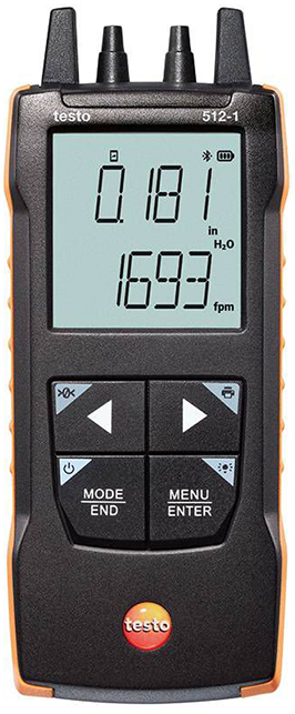 testo 512-1Digital Differential Pressure Instrument 0563 1512