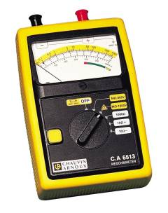 Chauvin Aroux CA6513 Analogue Insulation Tester 1,000 V DC P01140301