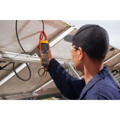 Fluke 393FC-PVLEAD TRMS Solar Clamp Meter with TLPV1 MC4 Pomona Test Leads 5337394